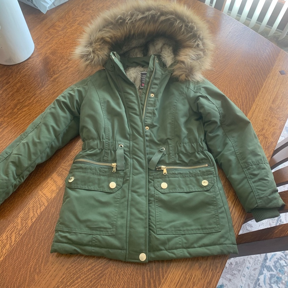 Brand new girls Olive green Justice coat